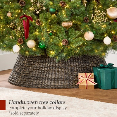 6ft Pre-Lit Scotch Pine Christmas Tree with Multicolor LED Lights
