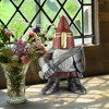 Design Toscano The Knight of the Round Mushroom Medieval Garden Gnome Warrior Statue - 2 of 3