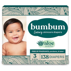 bumbum Luxury Skincare Disposable Diapers - (Select Size and Count) - 1 of 4