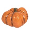 Transpac Terracotta 9.75 in Orange Harvest Pumpkin Decor Set of 3 for Fall and Harvest Home Decoration - 3 of 4