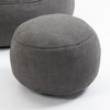 NicBex Classic Bean Bag Chair with Footrest, Comfy Lazy Sofa Chair for Adults in Living Room, Bedroom, Dorm, Gray - 3 of 4