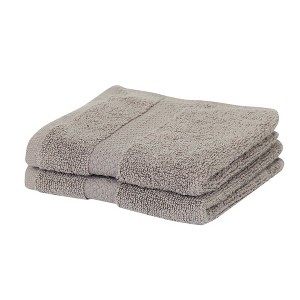 Splash Zero Twist 100% Ring Spun Cotton Face Washcloth Set – Reversible, 550 GSM, Soft, Lightweight, Highly Absorbent Towels for Bathroom - 1 of 4