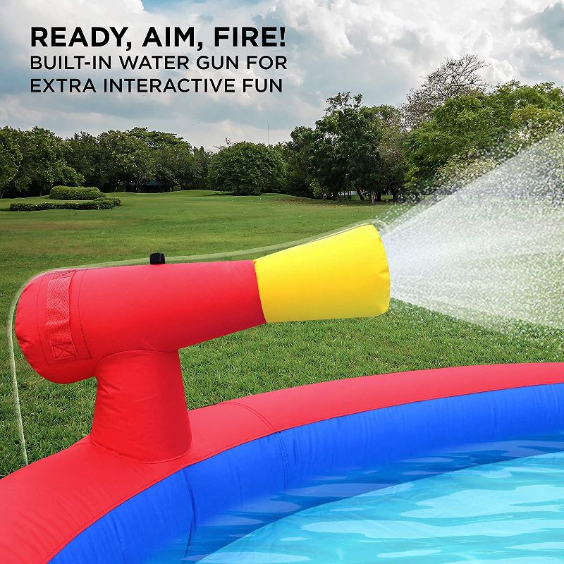 Sunny & Fun Inflatable Kids Backyard Water Slide Park with Splash Pool, 5 of 8