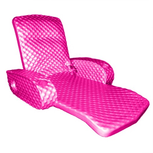 TRC Recreation Super Soft Foam Deluxe Saddle Pool Seat Float, Flamingo Pink