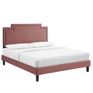 Modway Liva Platform, Twin, Dusty Rose - 1 of 4
