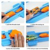 DIY Catapult Race Racing Car Loop Track Toy Set with Mini Metal Cars Ramp Gifts for Kids Toddlers Boys Girls 3-5 - 2 of 4