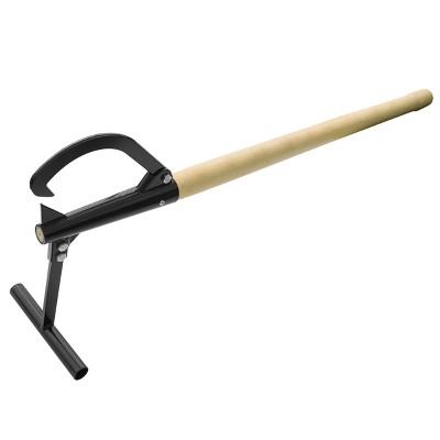 Nature Spring Timber Jack with Hook - 48", Black