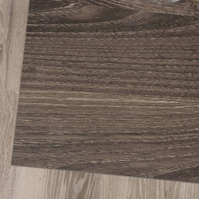 Emery Oak Finish Adjustable Office Library Base with Storage