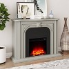 Festivo 48" Classic Freestanding Electric Fireplace Gray - 2 of 4