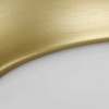Progress Lighting, Etched Glass, 1-Light Flush Mount, Satin Brass, White Glass, Material: Steel, Finish Color: Satin Brass, Width: 11.5" - 4 of 4