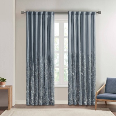 84 X50 Aden Curtain Panel Blue Target