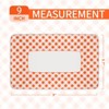 Hachikiko Orange and White Buffalo Plaid Plates, Orange Checkered Disposable Paper Food Trays for Dessert Appetizers Snack Hotdog Rectangular Platters - 2 of 4