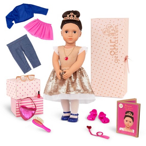 Our Generation Fashion Starter Kit in Gift Box Amora with Mix & Match Outfits & Accessories 18" Fashion Doll - image 1 of 4