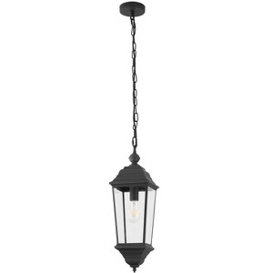 Teri 7" Outdoor Pendant - PLT4083 - Black - Safavieh - 1 of 4
