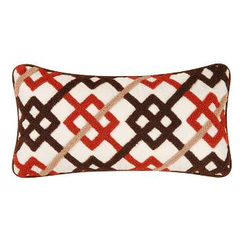 C&F Home Brown Mid Century Modern  Tufted Pillow