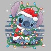 Junior's Lilo & Stitch Alien Christmas Lights T-Shirt - image 2 of 4