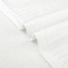 Unique Bargains Bathroom Kitchen Striped Pattern Comfortable Cotton Hand Towels 14" x 30" 2 Pcs - 4 of 4