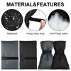 4pcs Outdoor Oxford Cloth Faucet Covers Waterproof Reflective Design Anti-Freeze Thickened Tap Cover Protector for Cold Weather - 3 of 4