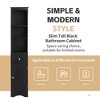 Whisen Verticle Bathroom Cabinet, Freestanding Storage Cabinet with Drawer and Adjustable Shelves - 3 of 4