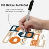 Big Dot of Happiness Happy Thanksgiving - Assorted Fall Harvest Party Gift Tag Labels - To and From Stickers - 12 Sheets - 120 Stickers - 3 of 4