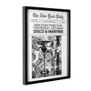 American Art Decor New York Daily Printed Glass Framed Wall Decor - 2 of 4