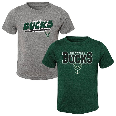 Nba Milwaukee Bucks Toddler 2pk T-shirt : Target