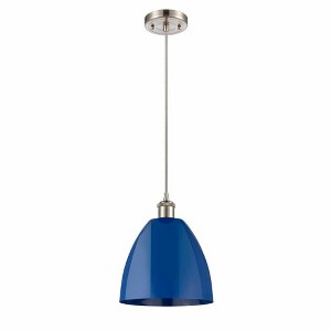 Plymouth Dome - 1 Light Cord Hung Mini Pendant In Industrial Style-12.88 Inches Tall and 9 Inches Wide - 1 of 1