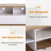 Sapphtopaz Modern TV Stand for TVs Up to 80" Media Console with Multi-Functional Storage and 2 Open Shelves Entryway Table for Living Room - 2 of 4