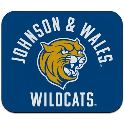 Johnson & Wales University Wildcats Logo Low Profile Thin Mouse Pad
