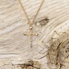 Dicksons Large, Nail Crucifix in Glossy Finish Gold-Plated 24-Inch Pendant Necklace - 2 of 3