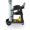3 Tier Welding Cart, Heavy Duty WelderCart with 360¡ã Swivel Wheels, Tank Storage Safety Chains, Rolling MIG Welder Cart - 2 of 4