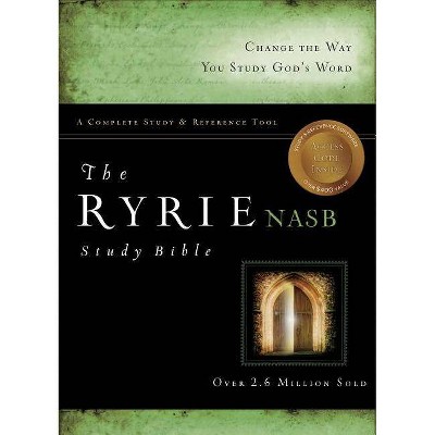 Ryrie Study Bible-NASB - (New American Standard 1995 Edition) by  Charles C Ryrie (Leather Bound)