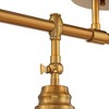 Pro Track Elm Park 4-Head Wall or Ceiling Track Light Fixture Kit Spot Light Directional Adjustable Gold Finish Glass Modern Kitchen Bathroom 36" Wide - 4 of 4