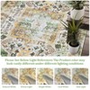 Washable Rug Distressed Vintage Rug with Non Slip Rubber Backing - 2 of 4
