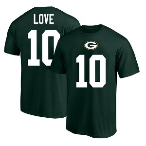 NFL Green Bay Packers Men's Short Sleeve Core Jordan Love Big & Tall T-Shirt - 1 of 2