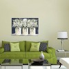 White Floral Trio by Cindy Jacobs Unframed Wall Canvas - iCanvas - 3 of 3