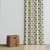 Bacati - Elephants Mint/Yellow/Grey Curtain Panel - 3 of 4