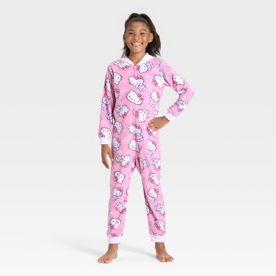 Girls' Hello Kitty Union Suit - Pink