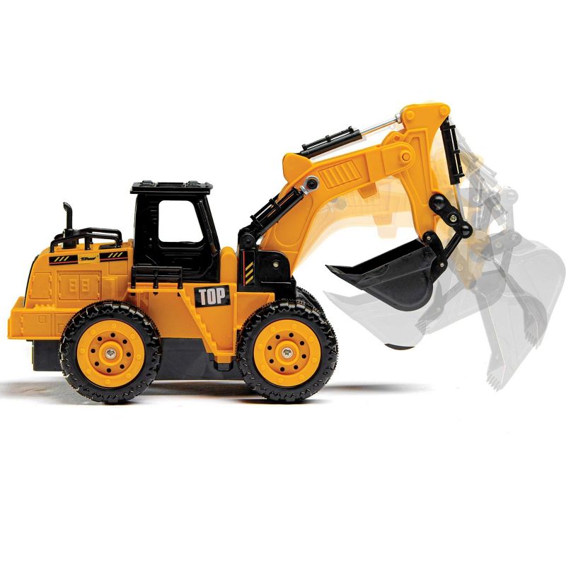 Top Race Fully Functional Remote Control Excavator - Kids Size Designed for Small Hands, 3 of 7