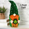 The Lakeside Collection St Patrick's Gnome Plush Shelf Sitter with Sequin Hat - 2 of 2