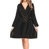 LA LEELA Women's Mini Beachwear Swim Suit Vacation Swimwear Holiday Beach Dress Summer Short Cute Bathing Suit Cover Ups - 2 of 3
