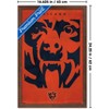 Trends International NFL Chicago Bears - Logo 25 Framed Wall Poster Prints - 3 of 4
