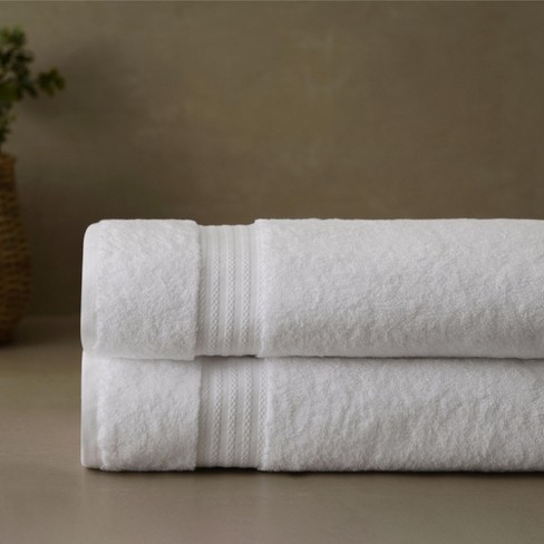 Fabdreams 2-Piece Certified Organic Cotton Bath Sheet Set (White)