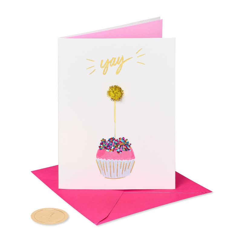 Conventional Birthday Cards Sparkler Cupcake - PAPYRUS, 5 of 7