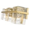 Bennington Collection 3-Bulb Glass Bath Fixture - Dimmable, Damp Rated, 22.25" Wide - 3 of 4