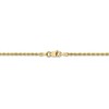Black Bow Jewelry 1.75mm, 14k Yellow Gold Solid Diamond Cut Rope Chain Necklace - 4 of 4