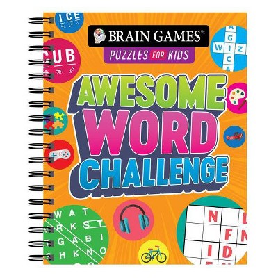 Fun word search puzzles & brain teasers for kids 8-12: Brain games activity  book for clever kids by ouazzi med publisher, Paperback