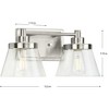 Progress Lighting Hinton 2-Light Brushed Nickel Bath Vanity - 2 of 4