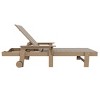 WestinTrends Ashore Modern Reclining Chaise Lounge With Arms & Wheels - 4 of 4