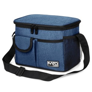 Tirrinia Adults Kids Lunch Bag Cooler With Front Pocket, Insulated Leakproof Reusable Lunch Bento Box for Lunch Office School Picnic Beach Camping - 1 of 4